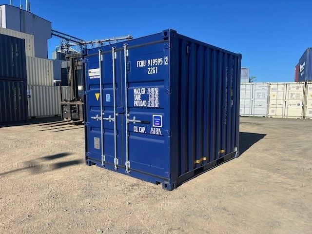 10ft Std New Build Shipping Container - BLUE Carousel 1