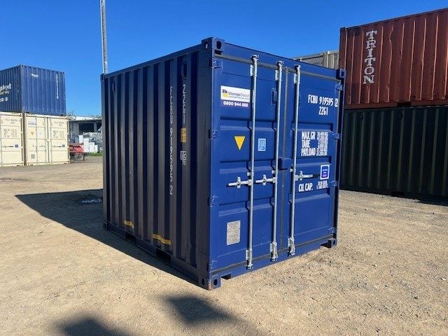10ft Std New Build Shipping Container - BLUE Carousel 2
