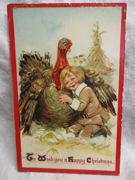 Happy Christmas - Turkey - Artist Postcard - PC 3369 Carousel 1