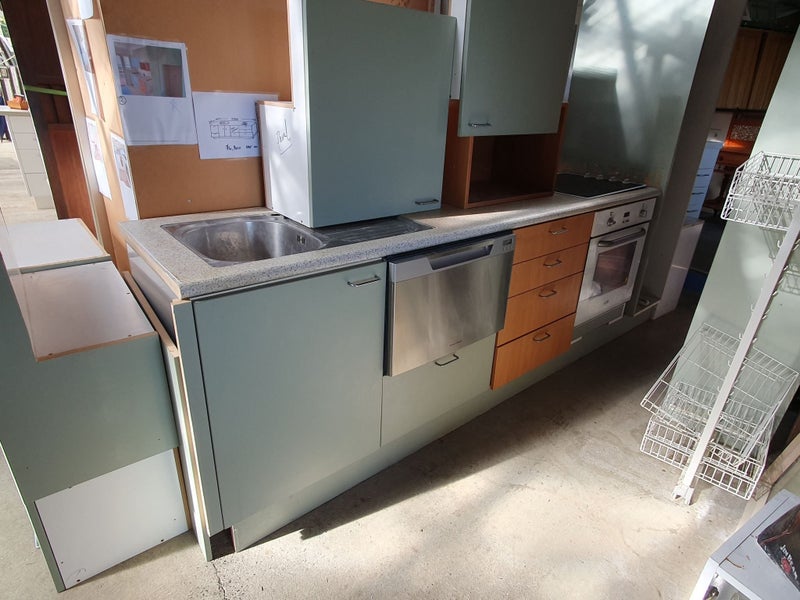 Straight Galley Kitchen, includes pull out pantry & appliances Carousel 2