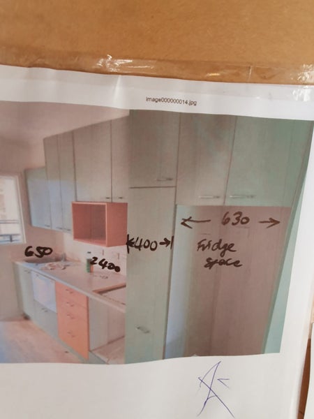 Straight Galley Kitchen, includes pull out pantry & appliances Carousel 7