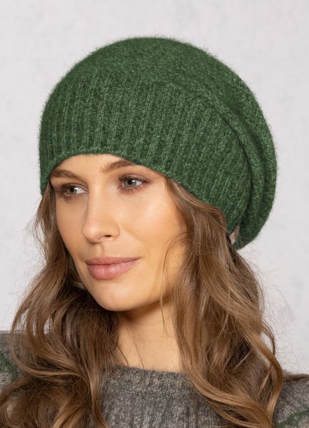 Possum Merino Moss Baggie Beanie Carousel 2