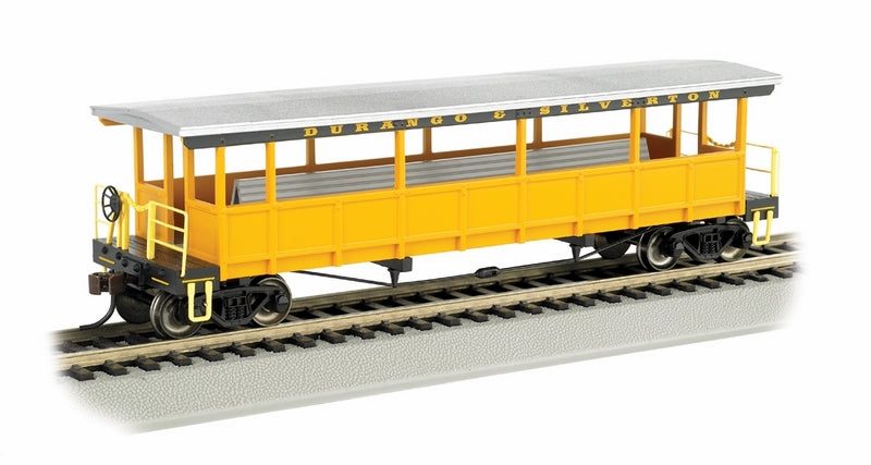 Bachmann Durango & Silverton Open-SidedExcursion Car. HO Scale Carousel 1