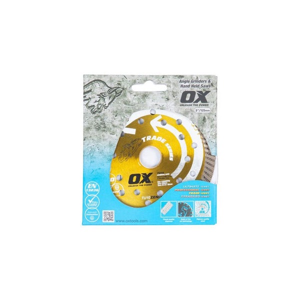 OX Premium Turbo Segmented Blade 125mm - Universal/Hard Carousel 1