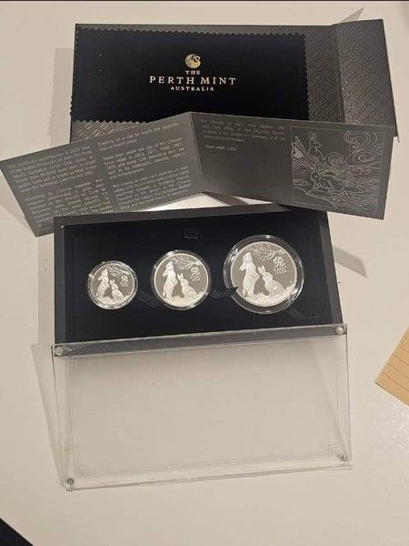 2023 silver proof three coin set Carousel 2