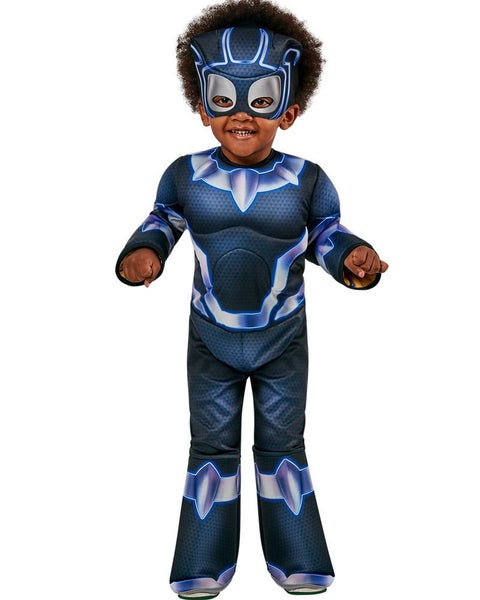 Spidey and his Amazing Friends Black Panther Deluxe Boys Toddler Costume Carousel 1