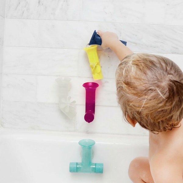Boon Multicolour Pipes Bath Toy Carousel 3