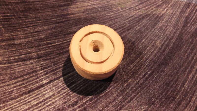 44mm x 18mm wooden wheel Carousel 1