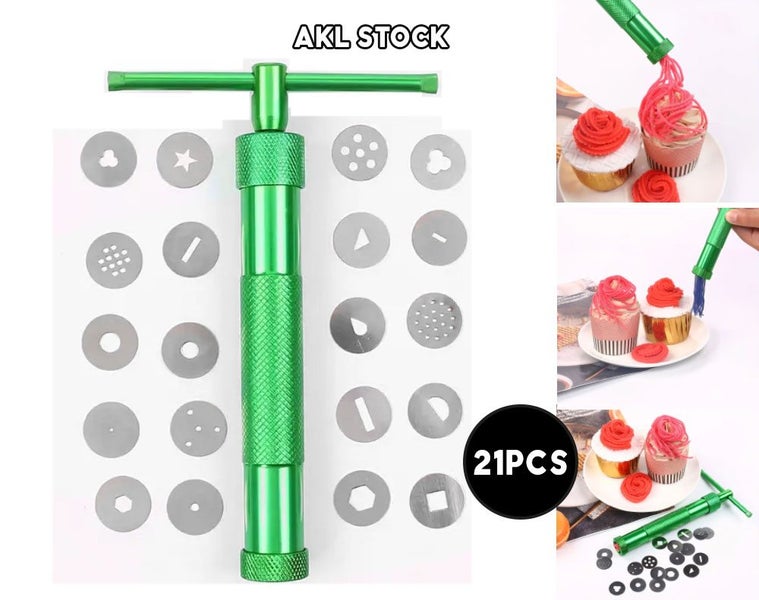 Clay Extruder, Clay Gun With 20 Unique Disc Designs Carousel 1