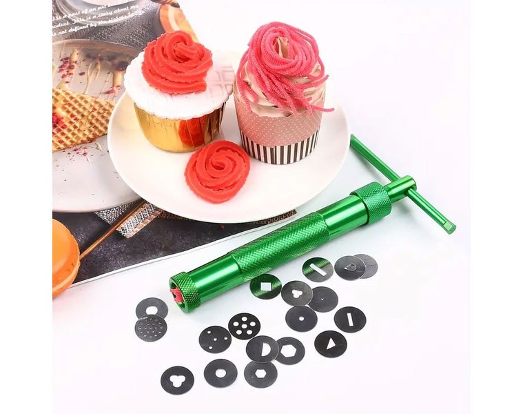 Clay Extruder, Clay Gun With 20 Unique Disc Designs Carousel 2