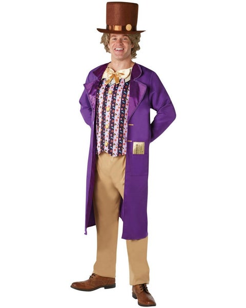 Willy Wonka Deluxe Mens Costume Carousel 1