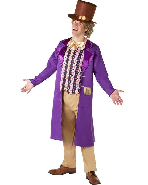 Willy Wonka Deluxe Mens Costume Carousel 2