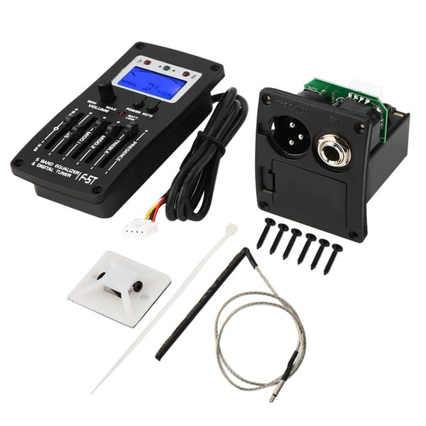 equalizer digital tuner 5band pickup guitar accessories F-5T 5Band Equalizer Carousel 8