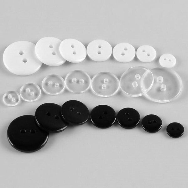 100Pcs Shirt Buttons 2 Holes Buttons DIY Scrapbooking Kid's Carousel 6