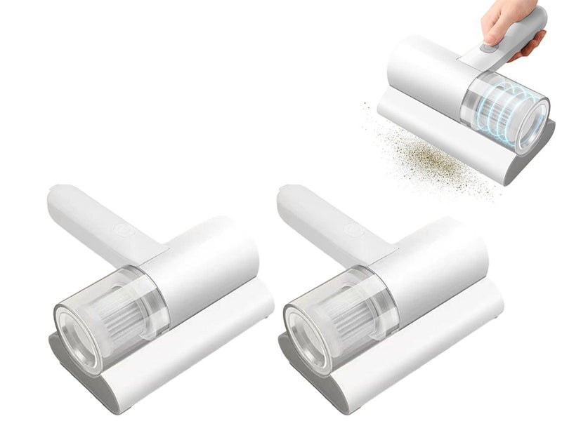2 X Handheld Dust Mite Removal Instrument Cordless Bed Mattress Vacuum Cleaner Carousel 1