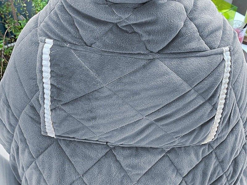 USB Heating Hand Warmer Blanket Thermostatic Heated Blanket Heating Pad Grey Carousel 3