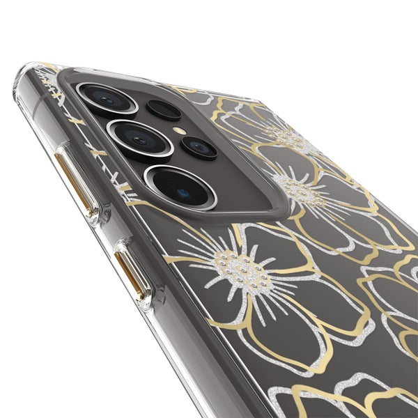Case-Mate Floral Gems Case For Samsung Galaxy S24 Ultra - Gold Carousel 5