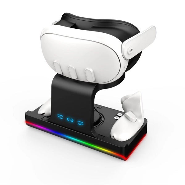 Meta Quest 3 Magnetic Charging Dock - VR Controller Headset Charging Stand fo... Carousel 2