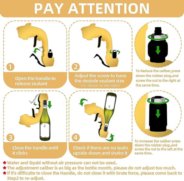 Alcohol Gun Shooter Bottle Beer Spray Gun (gold) Carousel 2