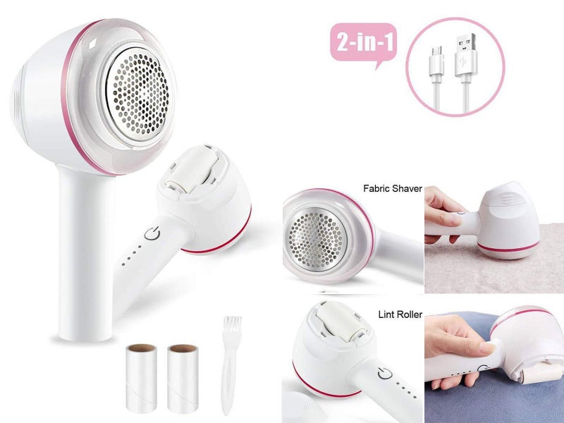 USB Rechargeable Electric Lint Ball Remover Portable Sweater Fabric Shaver Carousel 2