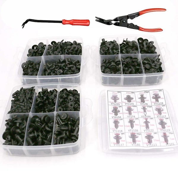 620pcs Car Rivet Fastener Retainer Push Pin Body Bumper Rivet Trim Moulding Ret Carousel 2
