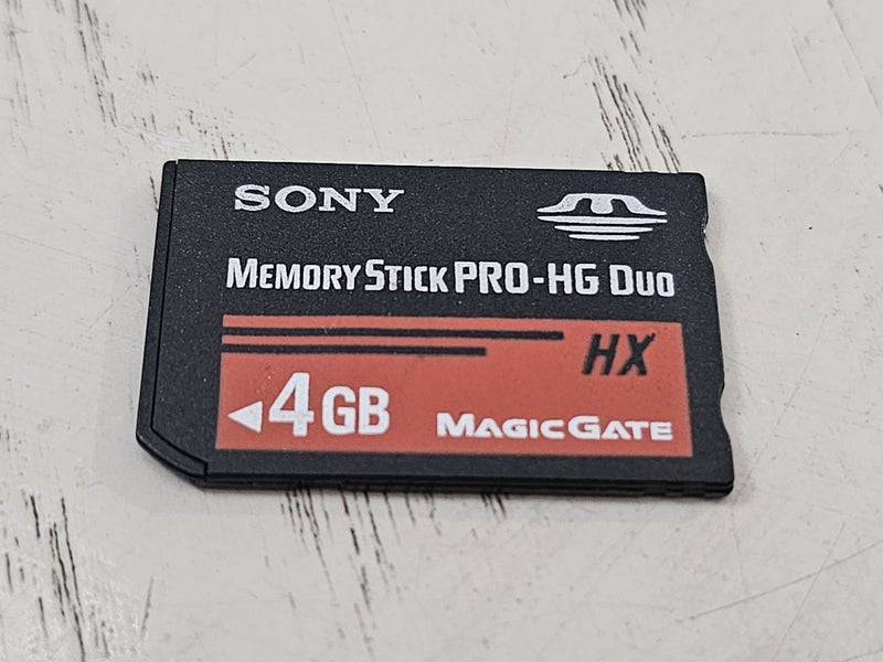 Genuine Sony memory stick DUO 4GB MAGICGATE PRO HG Carousel 1