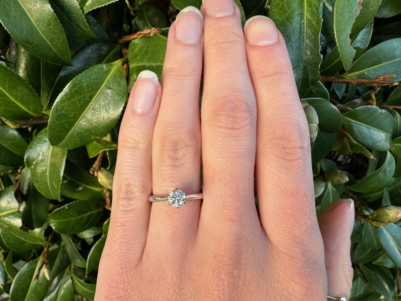 Partridge Jewellers Platinum 0.60ct TDW Diamond Solitaire Ring ~ $7,500!62864735394945111