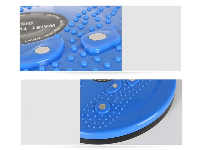 Twist Waist Board Foot Sole Massage Balance Rotating Disc with Drawstring Blue Carousel 5