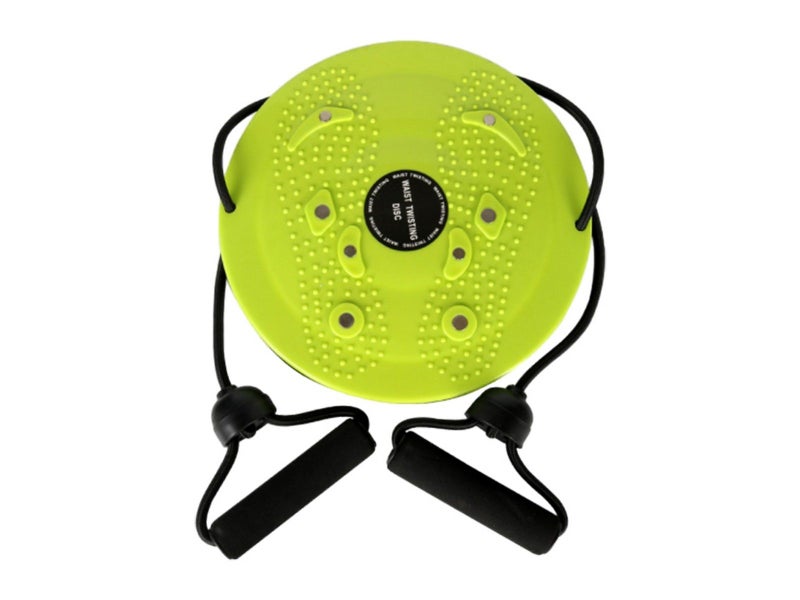 Twist Waist Board Foot Sole Massage Balance Rotating Disc with Drawstring Green Carousel 2