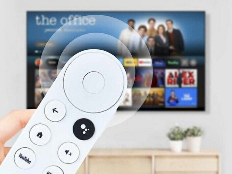 Replacement Remote Compatible with Google Chromecast Bluetooth IR Remote Control Carousel 5