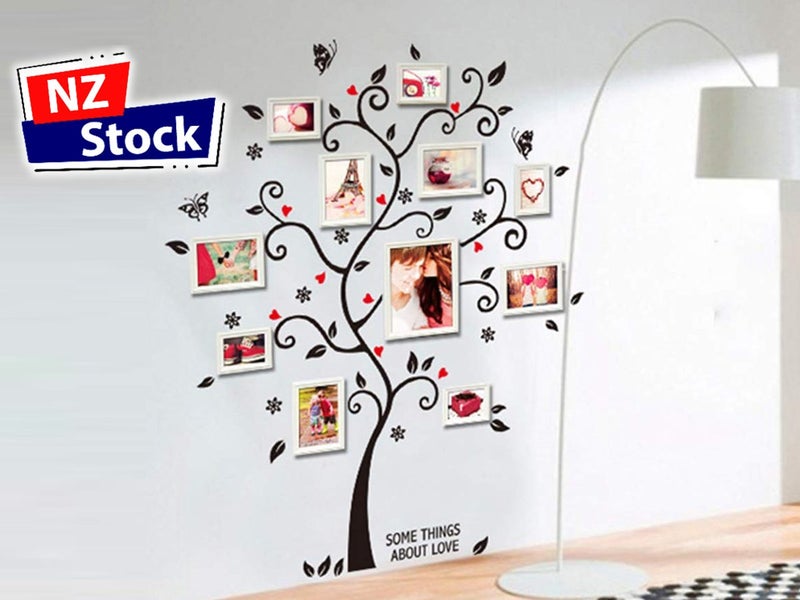 Wall Decals - Family Photo Frame Tree NZ Local Buy Now Carousel 1