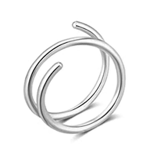 Single Piercing Nose Hoop Twist Nose Hoop Spiral Nose Ring Piercing Jewelry Carousel 1