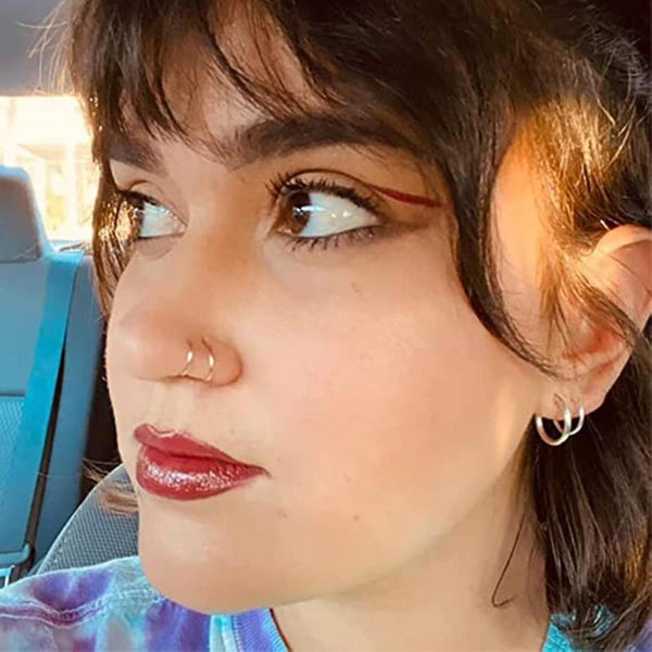 Single Piercing Nose Hoop Twist Nose Hoop Spiral Nose Ring Piercing Jewelry Carousel 2