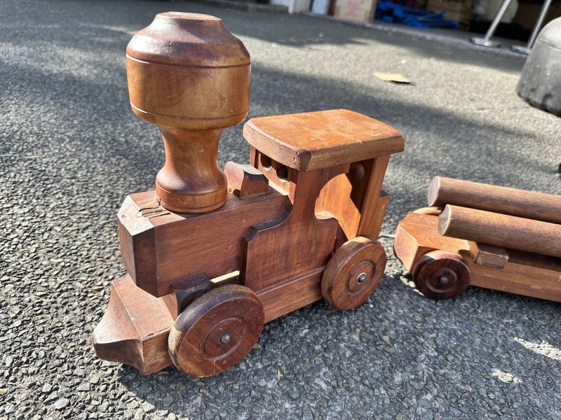 Collectible Handmade Wooden Trains, One of a Kind Carousel 1