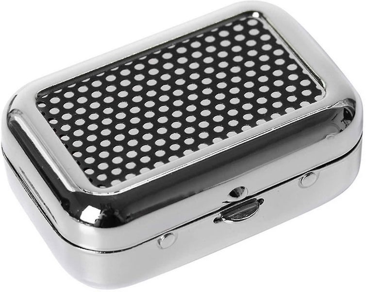 Portable Metal Cigar Pocket Ashtray With Lid Carousel 1