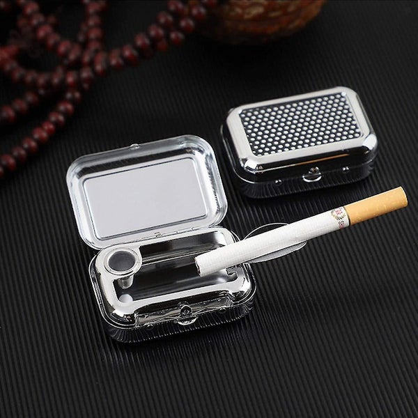 Portable Metal Cigar Pocket Ashtray With Lid Carousel 2