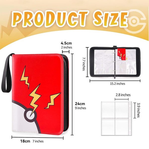 Basketball Card Binder 400 Pockets Trading Cards Holder Card Collectors Album-H Carousel 2