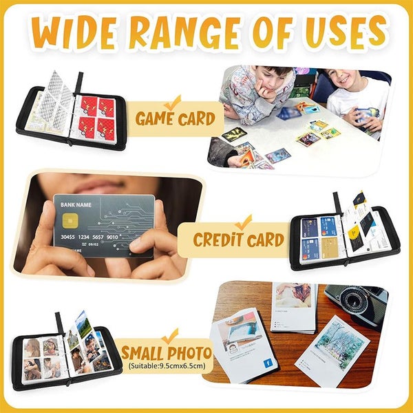 Basketball Card Binder 400 Pockets Trading Cards Holder Card Collectors Album-H Carousel 6