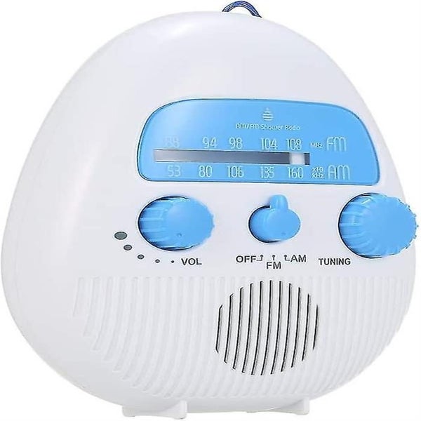 Mini Shower Radio Waterproof Bathroom Radio Battery Operated Fm/am Radio Carousel 1