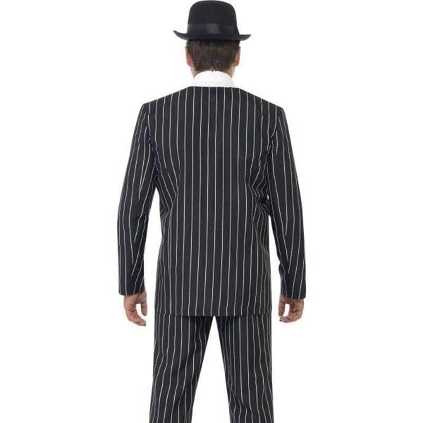 Vintage Gangster Boss Costume Pinstripe Jacket Adult Carousel 2