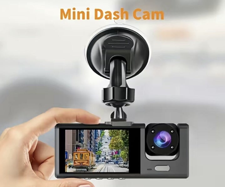 Dual lens Dash Camera 2 IPS Screen 1080P HD Dual Camera Car Dash Cam Carousel 1