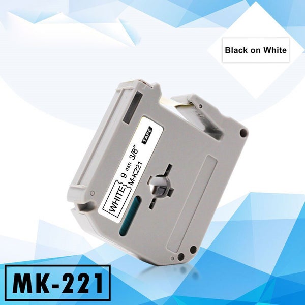 Compatible Brother M-K221 MK221 Tape Black on White Carousel 1