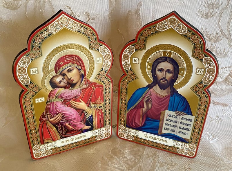 ORTHODOX STYLE DIPTYCH ICON Carousel 1