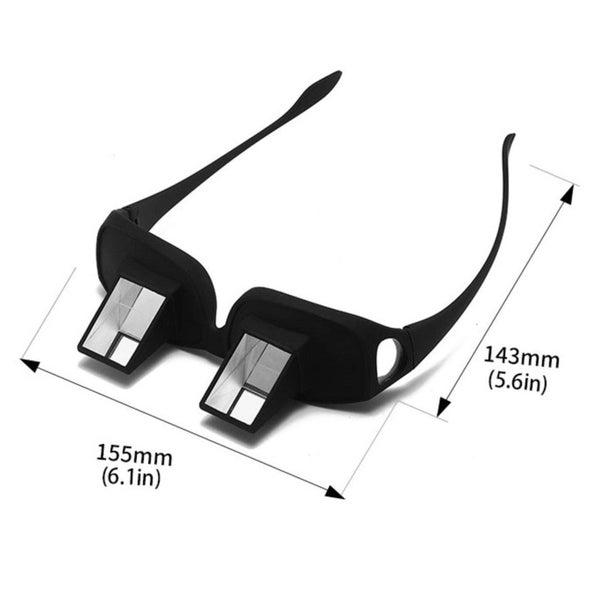 Supine Viewing GlassL¬Horizontal Lazy Glasses Refractoscope, HD Optical Mirror Carousel 5