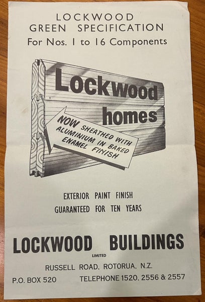 BUILDING/ CONSTRUCTION MEMORABILIA - Lockwood Brochure Circa Late 1960's-1970's Carousel 1