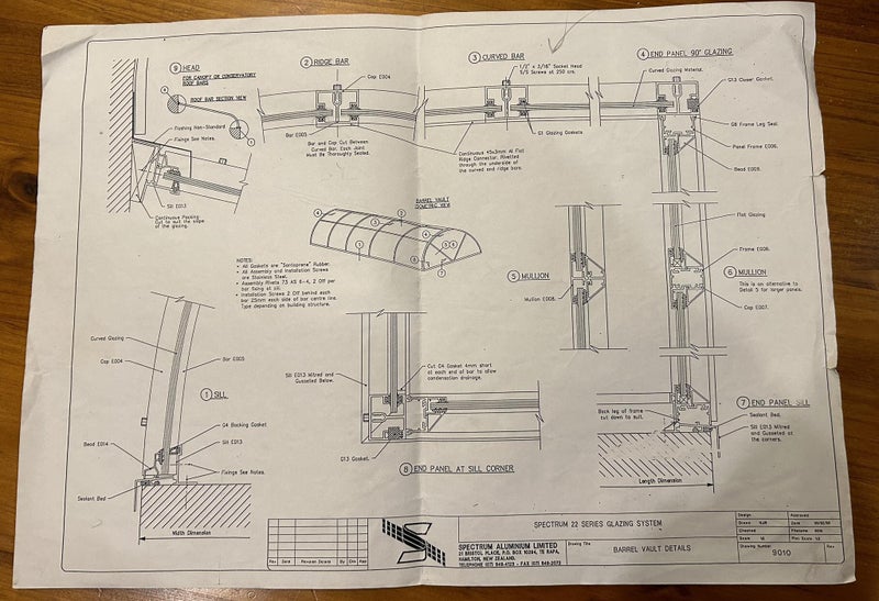 BUILDING/ CONSTRUCTION MEMORABILIA - Spectrum Aluminium Plan Carousel 1