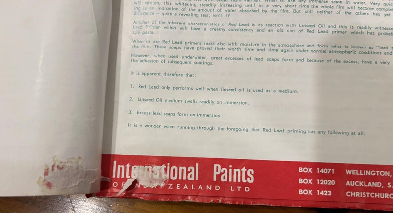 BUILDING/ CONSTRUCTION MEMORABILIA - Interlux Data Sheets Carousel 3