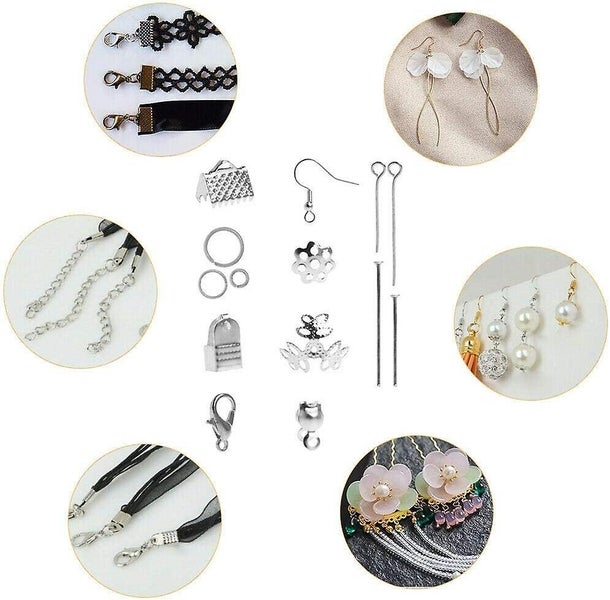 1763 Pcs Jewelry Making Starter Kit Jewellery Making Kit Repair Tool Set Fo Carousel 4