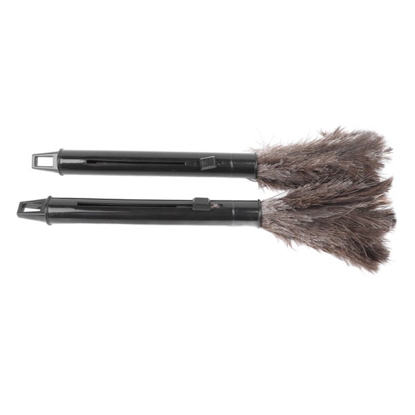 ostrich feather duster feather duster 2Pcs Retractable Feather Duster Ostrich Carousel 2