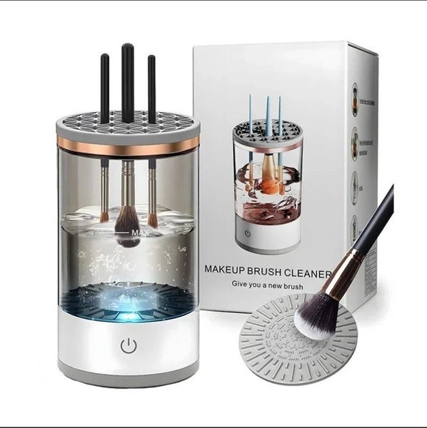 USB Electric Makeup Brush Cleaner Automatic Rotary Clean Carousel 1